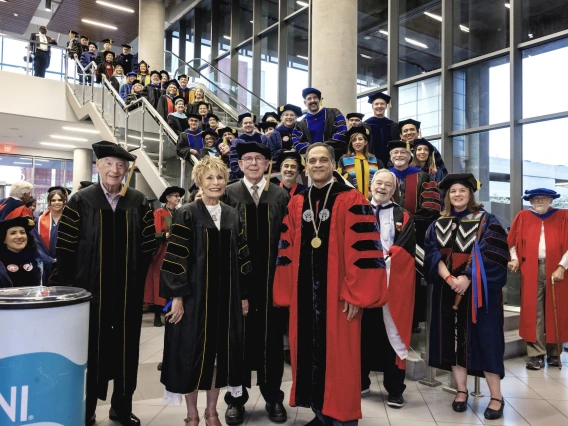 President Garimella and 2025 Honorary Degree Recipients
