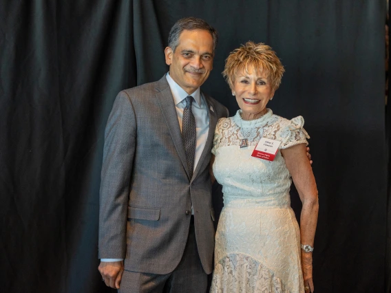 President Garimella and Ginny Clements