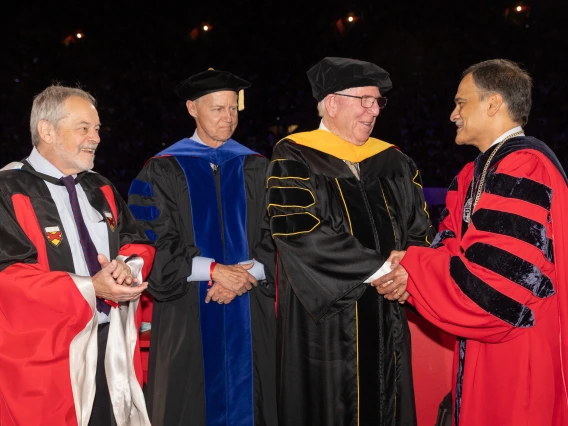 Mark Smith receiving honorary degree