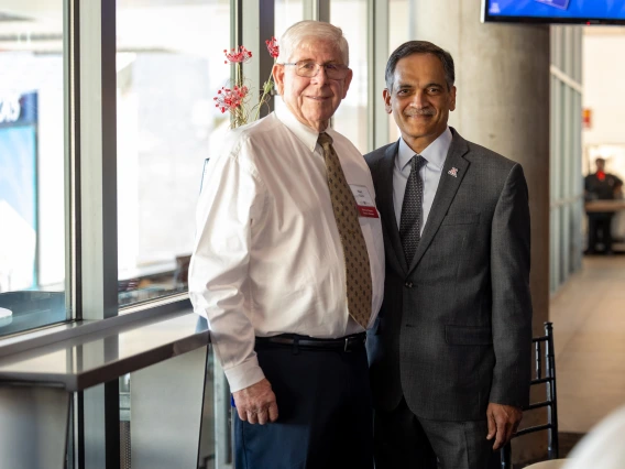 President Garimella and Mark Smith
