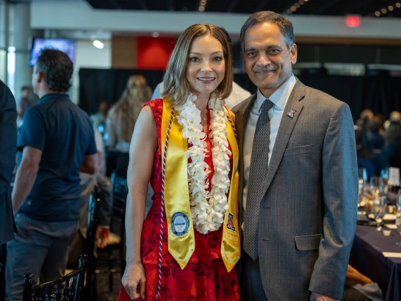 President Garimella and Angela White
