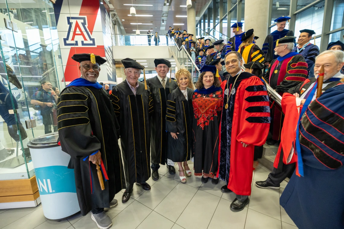 President Garimella and 2025 Honorary Degree Recipients