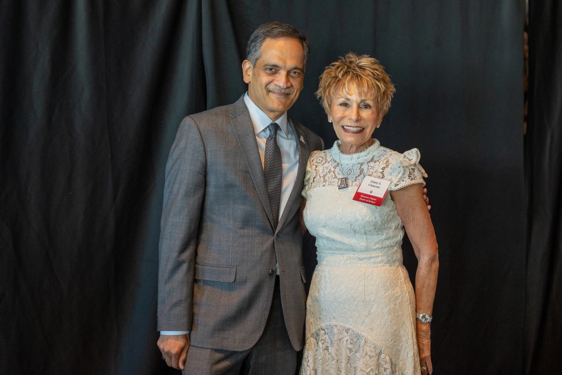 President Garimella and Ginny Clements