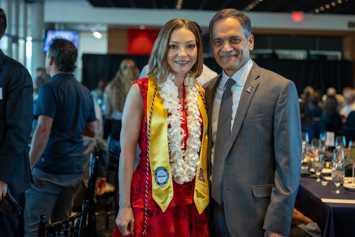 President Garimella and Angela White