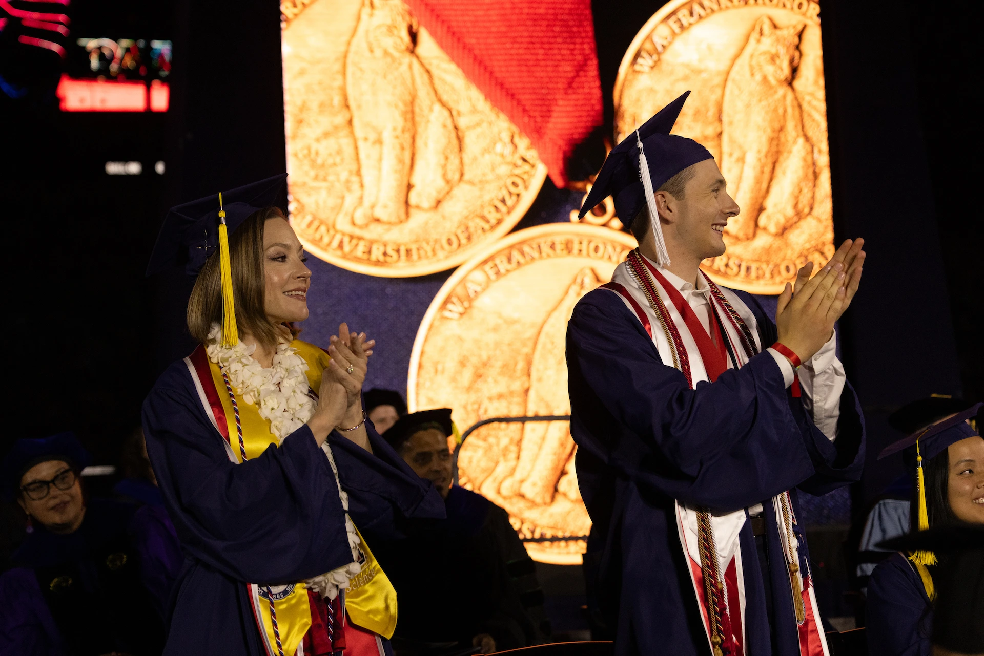 Angela White and Nathaniel Cross